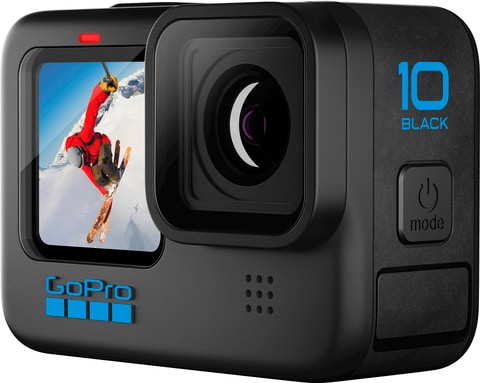 Gopro Hero10 Black, Waterproof Action Camera With Front LCD And Touch Rear Screens, 5.3k60 Ultra HD Video, 23MP Photos, 1080p Live Streaming