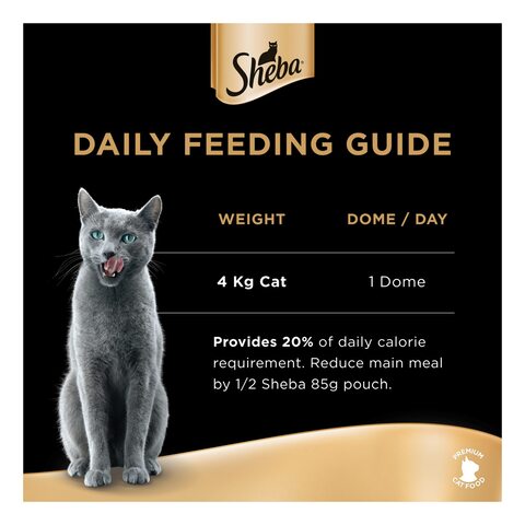 Sheba Filets Sustainable White Fish Wet Cat Food 60g