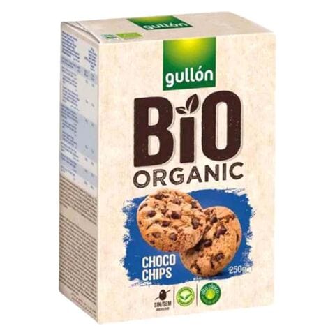 Buy Gullon Bio Organic Choco Chip Biscuit 250g in UAE