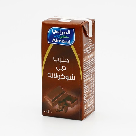 Almarai double chocolate milk  200 ml x 18