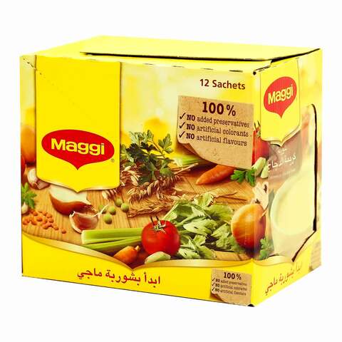 اشتري ماجي شوربة كريمة الدجاج 71 جرام × 12 مغلف في السعودية