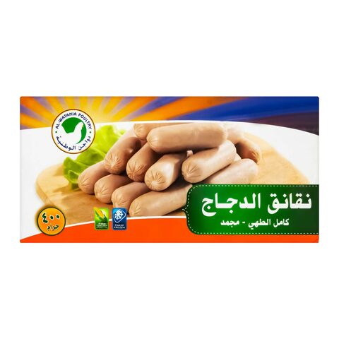 اشتري دواجن الوطنية نقانق دجاج مجمدة 375جرام في السعودية