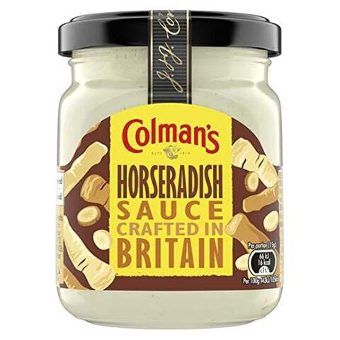 Colmans Hot And Fiery Horseradish Sauce 136g