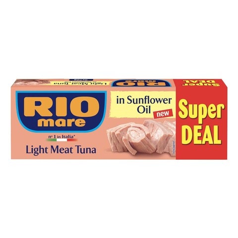 Rio Mare Light Meat Tuna In Sunflower Oil 70g Pack of 3