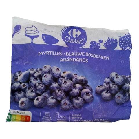 Carrefour Frozen Blueberry 650g
