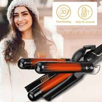 Electric Ceramic 3 Barrel Big Wave Professional Hair Curling Iron Styling Tools