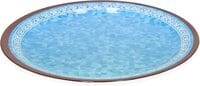 Royalford Melamineware 11&quot; Dinner Plate- Rf11795 Dishwasher-Safe Dinnerware With Strong And Sturdy Construction, Blue
