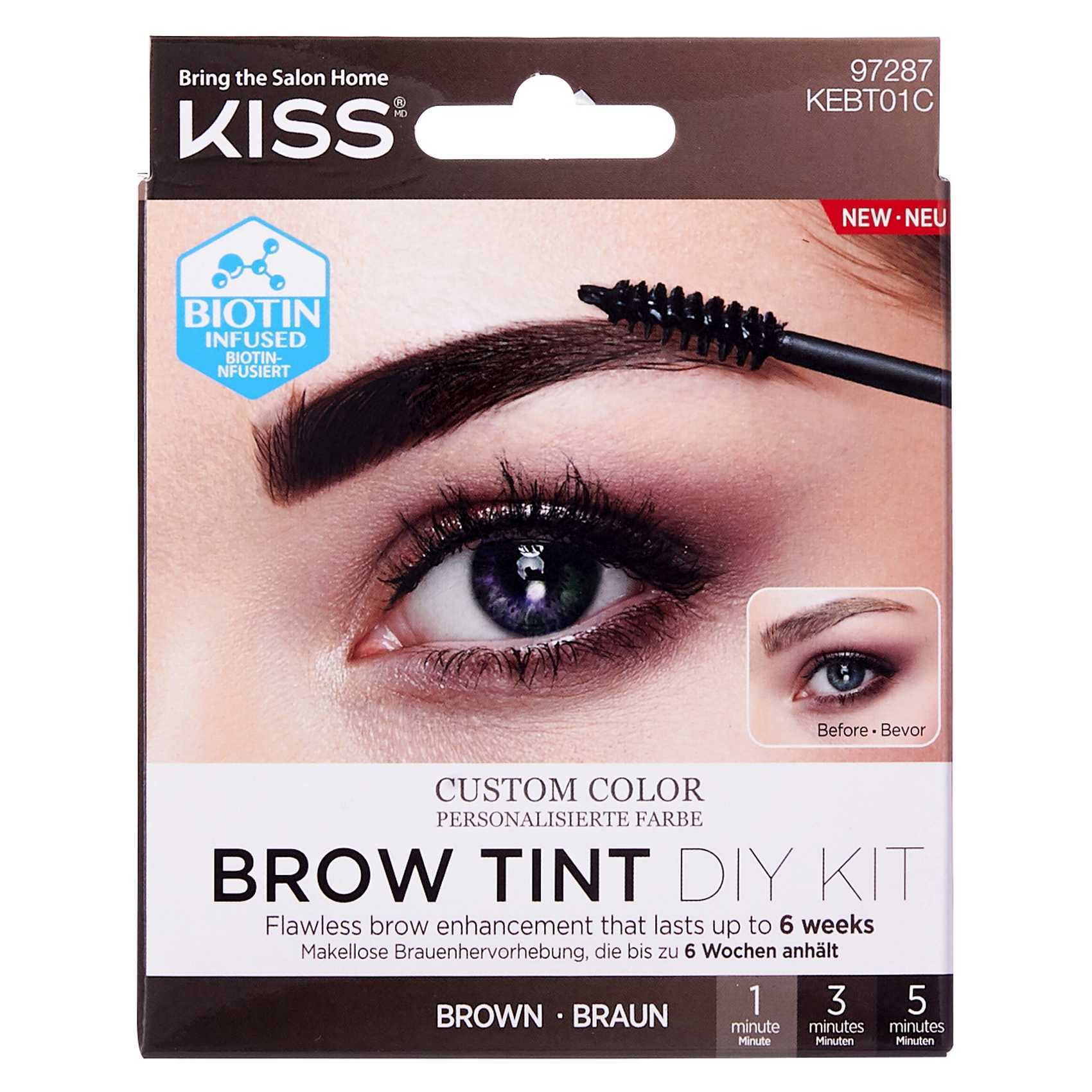 Kiss Brow Tint Diy Kit Black KEBT02C Online Carrefour UAE