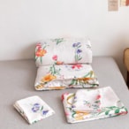 اشتري DEALS FOR LESS - Comforter Set of 4 Pieces, Floral  Design, 1 Comforter + 1 bedsheet + 2 pillow covers. في الامارات