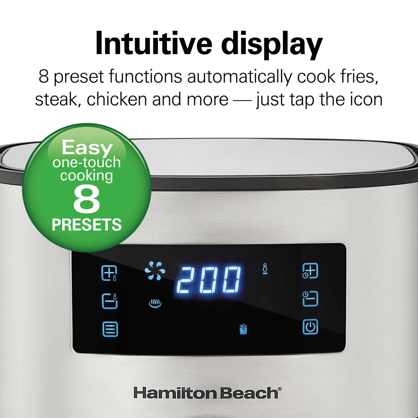 Hamilton Beach Digital Air Fryer Oven with 16 Cooking Modes and 7 Acce –  KATEI UAE