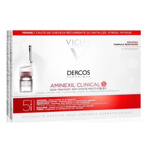 Vichy - Dercos - Aminexil Clinical 5 Women 21 Single Doses x 6ml