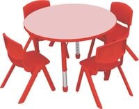 RBWTOYS Multi Activity Plastic Adjustable Round Shape Kids  Table Chair Set. RW-17135   Size - 110x37cm