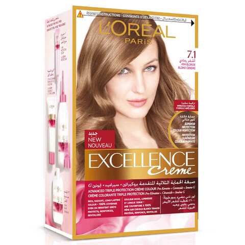 Buy L'Oreal Paris Hair Color Excellence Cream Ash Blonde  Online -  Shop Beauty & Personal Care on Carrefour Jordan