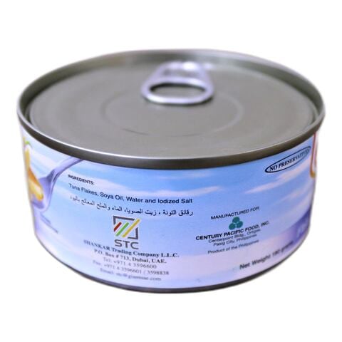 Century Tuna Lite Flakes In Vegetable Oil 180g