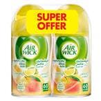 اشتري اير ويك عبوة معطر جو منعش برائحة الليمون 250 مل × 2 في السعودية