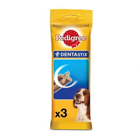 Pedigree Dentastix Dog Treats Small Breed Dog Food 45g Pack of 3