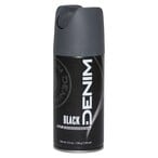 Buy Denim Black Deodorant Body Spray Clear 150ml in UAE