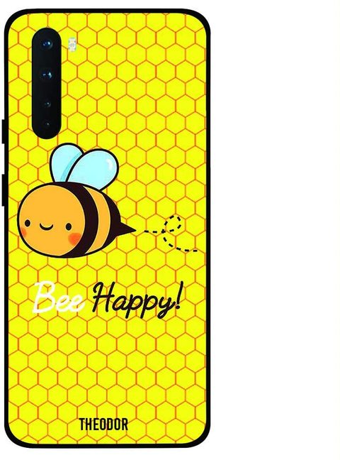 Theodor - OnePlus Nord Case Cover Bee Happy Flexible Silicone Cover