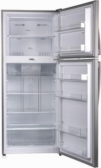 Akai 500 Liters Double Door Top Mount Free Standing Total No Frost Refrigerator, Glass Shelves, Titanium Finish, R600a Refrigerant 4 Stars ESMA Ratings, RFMA-S500WT - One Year Warranty