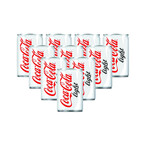 Buy Coca Cola Light Carbonated Soft Drink 150ml Pack of 10 in UAE