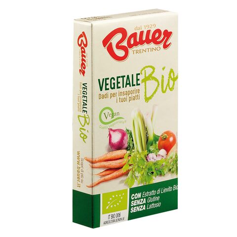 Bauer Organic Gluten Free Vegetable Stock Cubes 60 Gram