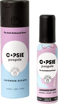 Aromar Oopsie Poopsie Pre-Poo Toilet Spray, Discreet &amp; Portable Original Odor Deodorizer Scents. 2Oz Bottle - Lavender Escape