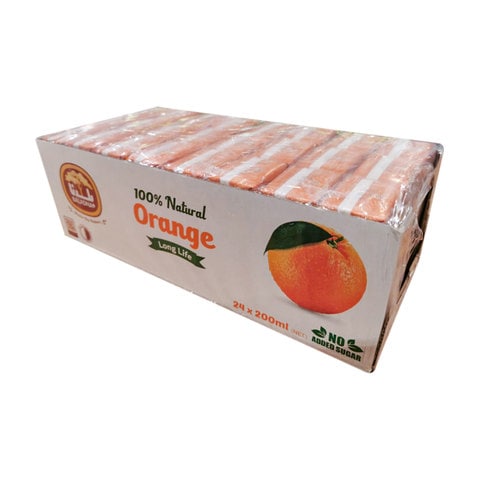 Baladna Long Life Orange Juice 200mlx24&#39;s
