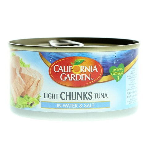 California Garden Light Chunks Tuna In Water And Salt 185g