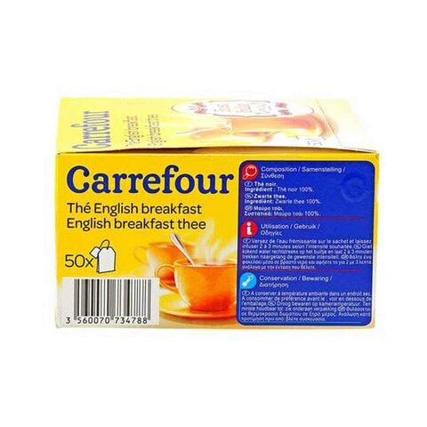 Carrefour The English Breakfast Finest 50 Tea Bags