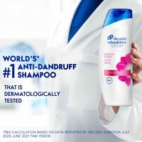 Head &amp; Shoulders Smooth &amp; Silky Anti-Dandruff Shampoo for Dry and Frizzy Hair 400ml Pack of 2