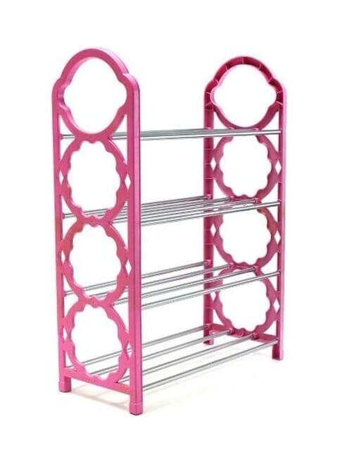 Buy Generic 4-Tier Shoe Rack Pink/Silver Online - Shop Home & Garden on ...