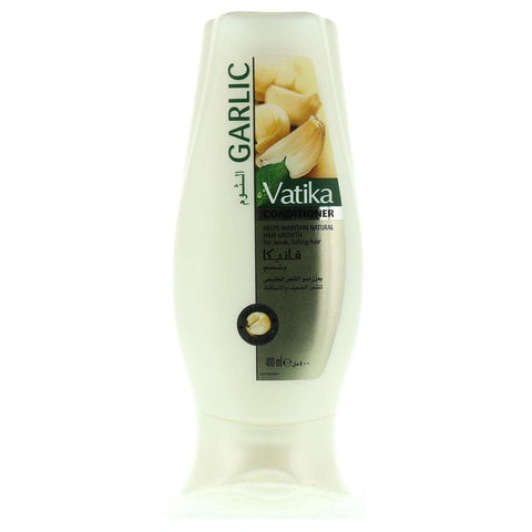 Buy Vatika Naturals Spanish Garlic Natural Hair Growth Conditioner For Weak Falling  Hair 400ml Online - Shop Beauty & Personal Care on Carrefour Saudi Arabia