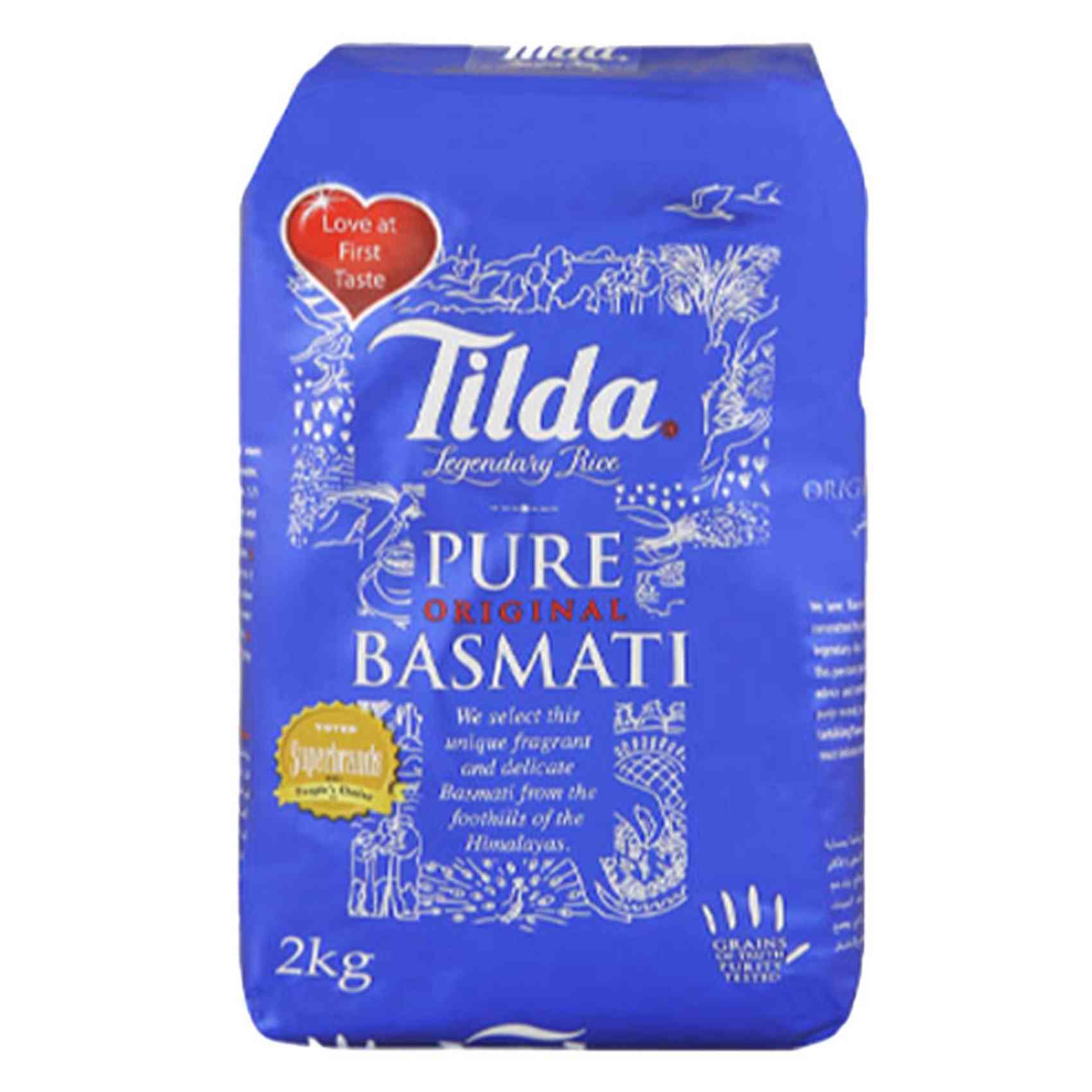 Buy Tilda Pure Original Basmati Rice 2kg