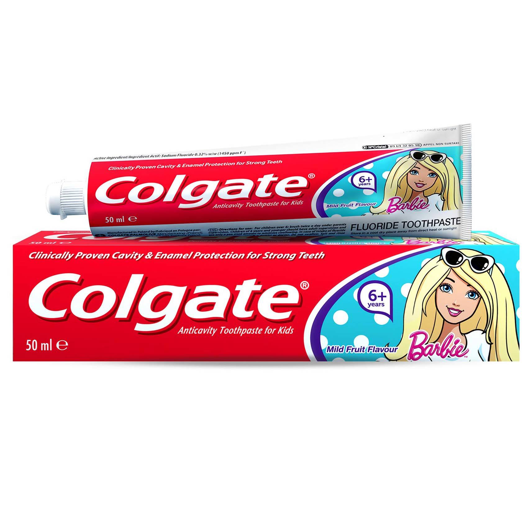 Buy Colgate Barbie Toothpaste for 6 Year Above Kids 50ml Online Shop