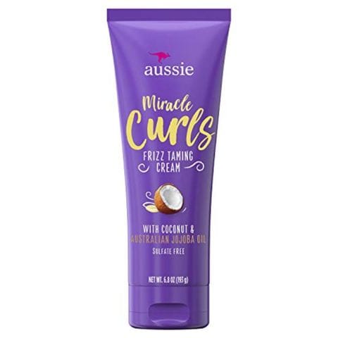 Buy Aussie Miracle Curls Frizz Taming Cream 6.8 Ounce - Coconut And Jojoba Oil in UAE