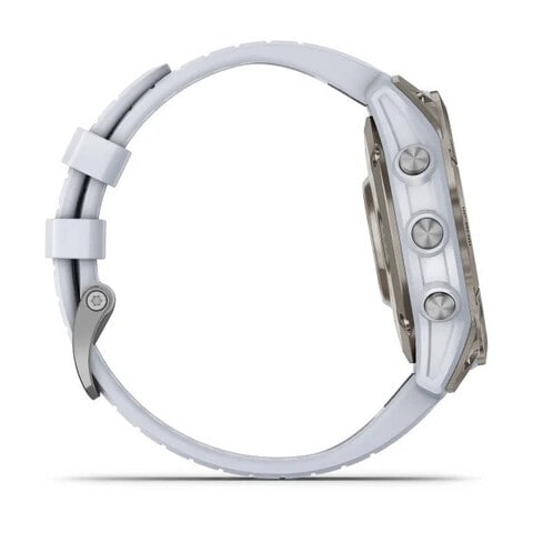 Garmin Epix Pro Gen 2 Sapphire Edition Titanium With Whitestone Band Smartwatch 47mm, 010-02803-21