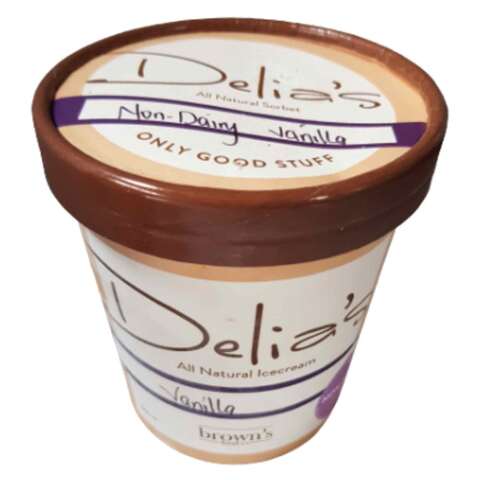 Delia&#39;s Non Dairy Vanilla Bean Ice Cream 500ml
