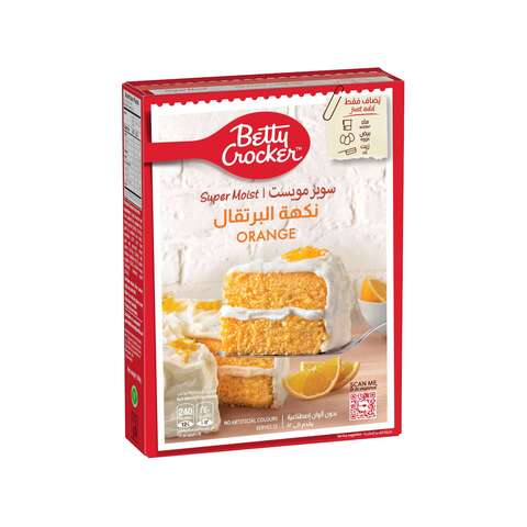 Buy Betty Crocker Super Moist Orange Cake Mix 500g in UAE