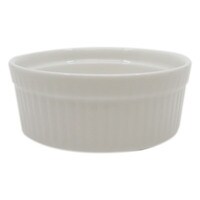 Shallow Bone China Ramekin White 8.5cm