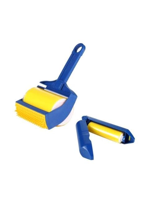 Buy Generic 2-Piece Lint Roller Brush Blue/Yellow in Saudi Arabia