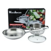 Wacokware Stainless Steel Cookware Set 3 PCS