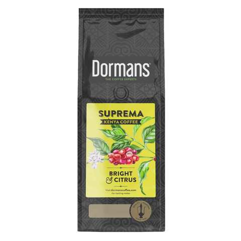 Dormans Suprema Medium Ground Dark Coffee Beans 375g