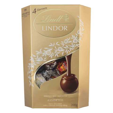 Buy Lindt Lindor Cornet Chocolate Assorted 200 Gram Online - Shop