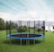 Rainbow Toys 12 FT Trampoline, High Quality Kids Trampoline Fitness Exercise Equipment Outdoor Garden Jump Bed Trampoline With Safety Enclosure