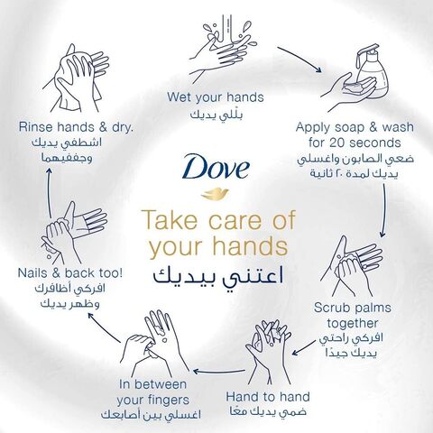 DOVE Care &amp; Protect Moisturising Hand Wash Original 500ml
