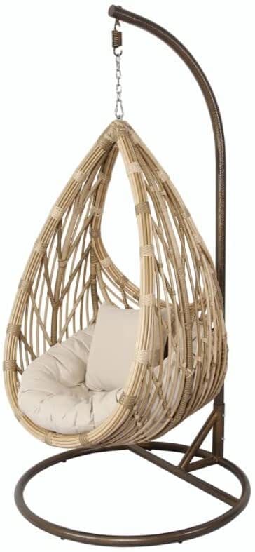 Outdoor wicker swing clearance chair