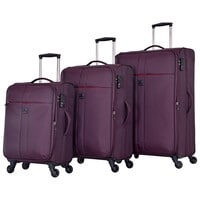 Eminent V6101 3pcs Trolley Luggage Set Purple
