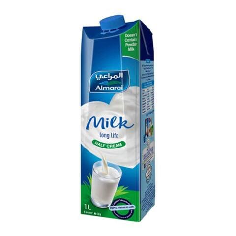 Almarai Half Cream Milk - 1 Liter