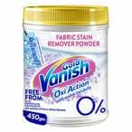 Buy Vanish Laundry Stain Remover Oxi Action Gold Powder For Whites, Can Be Used With and Without Detergents, Additives  Fabric Softeners, Ideal for Use in the Washing Machine, 450 g in Saudi Arabia