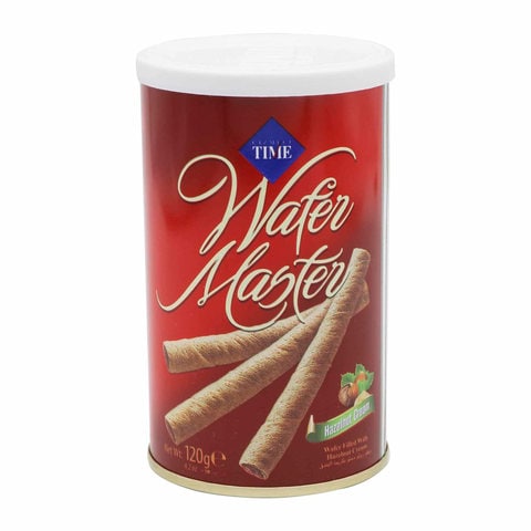 Time Wafer Master Wafers Filled With Hazelnut Cream 120g